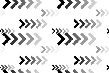 Seamless vector pattern black and white. Abstract geometric dynamic motion background. triangle, structure. Monochrome stylish texture with chevron lines.