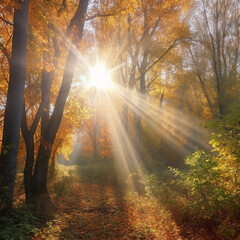 Beautiful nature landscape, full of colors, fresh air and amazing view