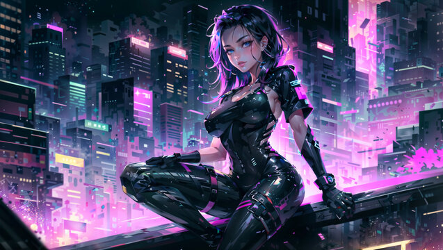 Cyberpunk Kai'sa