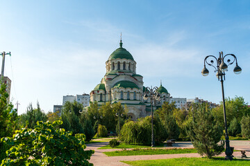 Astrakhan, Russia. Cathedral of the Holy Equal-to-the-Apostles Prince Vladimir