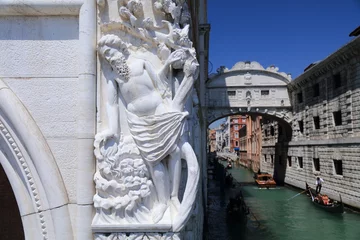Wall murals Bridge of Sighs Bridge of Sighs in Venice, Italy