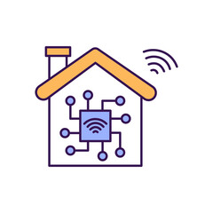 Ai House Vector Icon

