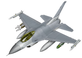 アメリカの第4世代小型戦闘機のイラスト