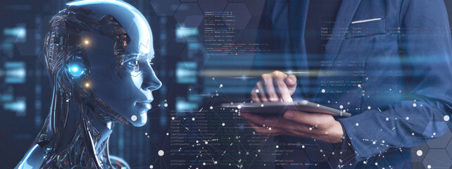 Artificial Intelligence (AI) assistants smart technology to provide prompt online chat support...