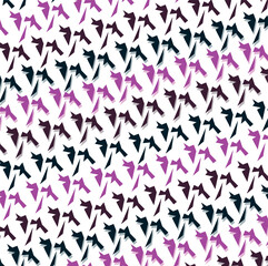 Geometric pattern with sharp figures