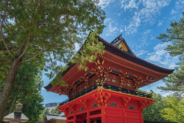 愛知 岡崎 六所神社 美しい楼門