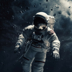 astronaut in space