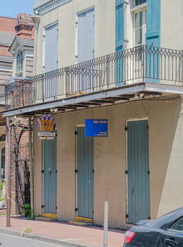 Historic Old Opera House Annex on Toulouse Street in the French Quarter on September 5, 2020 in New Orleans, LA, USA