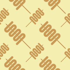 oden or odeng seamless pattern vector illustration