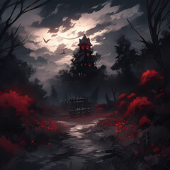 Scary Anime Landscape