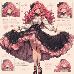 Anime Character Sheet