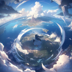 Anime World From Above