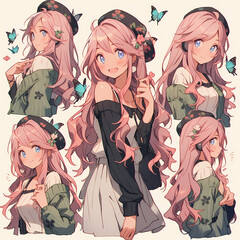 Anime Character Sheet