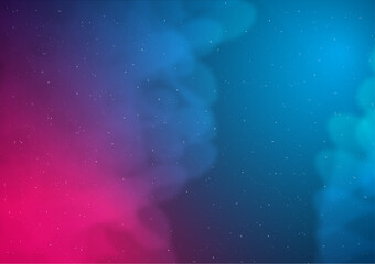 abstract blue background with stars