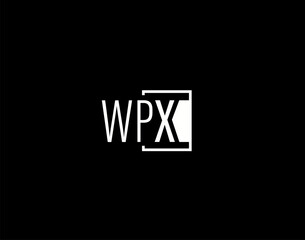 WPX Logo and Graphics Design, Modern and Sleek Vector Art and Icons isolated on black background
