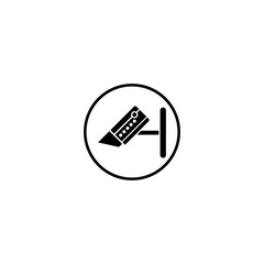 Security Camera icon. Fixed  security camera icon vector template illustration. style design from security collection. Pixel perfect security camera icon for web design, apps.