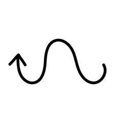 Abstract Arrow Line Doodle