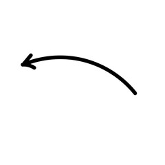 Abstract Arrow Line Doodle