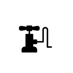 Pressure Pump Tyre Solid Icon