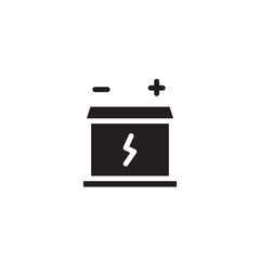 Car Vehicle Battery Solid Icon
