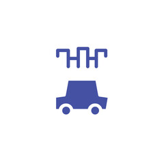 Car Service Signal Solid Icon