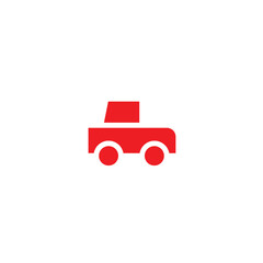 Naklejka premium Vehicle Car Service Solid Icon