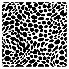 leopard seamless pattern design. Jaguar, leopard, cheetah, panther fur, isolated on white background, vector illustration.