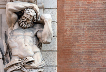 Atlas statue with copy space © xamnex