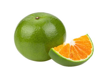 green orange tangerine on transparent png
