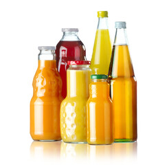 verschiedene Fruchtsäfte