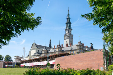The Jasna Gora monastery in Czestochowa city, Poland