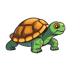 Turtle Cutie: Cute Turtle in 2D Illustration