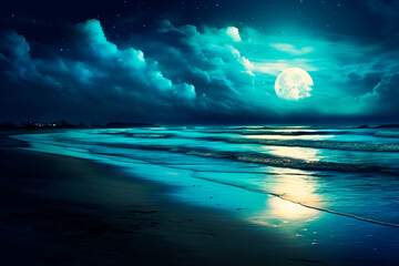 Playa de noche