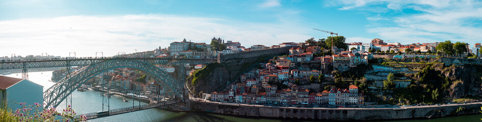 Fototapeta na wymiar Porto Portugal Panorama 