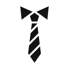 tie sign symbol vector glyph icon