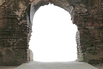 ruins of the castle gate