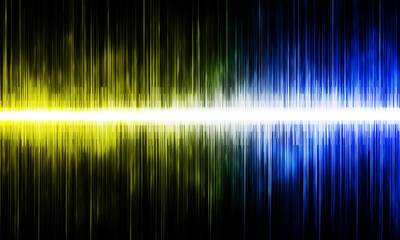sound wave illustration on dark background