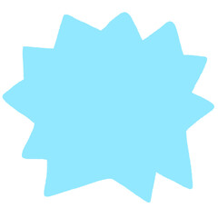 Paint brush speech and text box element.