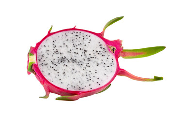 Dragon fruit, pitaya on transparent png