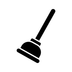 Plunger icon, vector illustration color editable