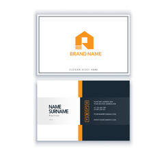 Logistics Creative Modern Corporate Business Card template design, Double-sided creative business card template.	