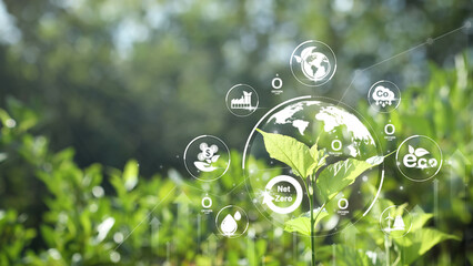 Sustainable development on renewable energy and growing ecological on green energy. social and...
