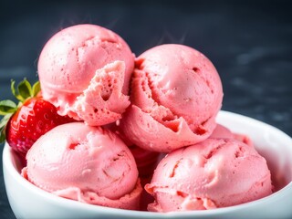 strawberry ice cream, Generative AI