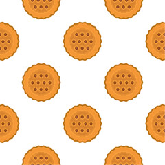 Pattern homemade cookie different taste in pastry biscuit