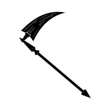 recommend clip art: Premium Model Weapon Scythe Prototype Vector Design for creative ideas, examples, businesses, templates, and more