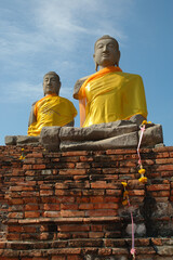 Buddha at Wat Chai Watthanaram, Ayutthaya, Thailand