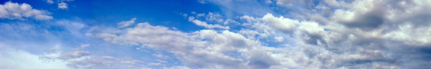 Obraz premium a panoramic view of billowing clouds