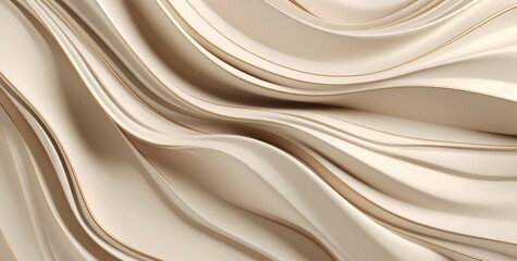 Smooth elegant golden silk can use as wedding background. In Sepia toned. Retro style. Generative AI.