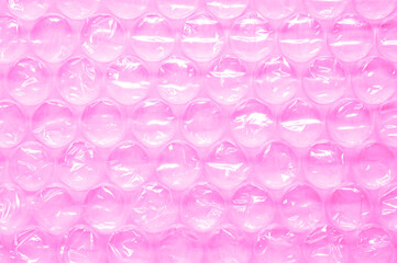 Bubble Wrap over pink background