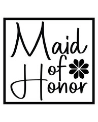 Floral Maid of Honor eps